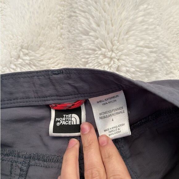 The North Face Shorts Women's‎ Lightweight Board Hiking Outdoors Sz 4 Blue - Picture 3 of 5